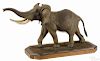 Louis Paul Jonas Studios composition sculpture of an elephant, signed L. E. 150/500