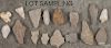 Large group of miscellaneous Native American stone points.