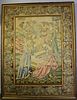 Vintage Allegorical Scene Tapestry Depicting
