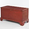 Shaker Red-painted Pine Blanket Chest