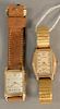 Two vintage mens wristwatches to include Bulova and Benrus.