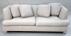 Gray Donghia style sofa, clean. lg. 78 in.