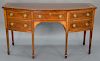 Baker Historic Charleston George IV style sideboard with banded top. ht. 38 in., 67 1/2 in.