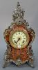 Louis XV style shelf clock, Ansoniar Clock Company. Ht. 16 in.
