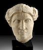 Stunning Palymyran Limestone Head of a Woman