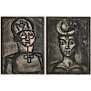 George Rouault (French, 1871-1958) Two Works
