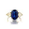 A 5.24-Carat Sapphire and Diamond Ring
