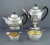 George III Sterling Silver Tea Set