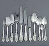 Wallace Rosepoint Sterling Silver Flatware Set for 12