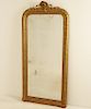 LARGE CARVED GILTWOOD AND GESSO MIRROR