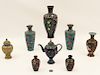 8 PC. LOT OF CHINESE CLOISONNE