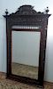 FRENCH CARVED OAK BRITTANY STYLE MIRROR
