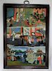 Chinese Qing Dynasty Reverse Glass Panel Painting