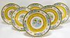 6PC Guerin Pouyat French Limoges Floral Plates