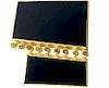 Petra Class 18 Karat Gold Onyx Contemporary Artisan Pendant Brooch