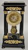 French empire mantle clock, ht. 18 in. 