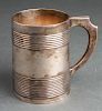 John Sayre American Silver Mug w Handle C. 1800