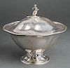 Peer Smed Modern Silver Round Covered Dish
