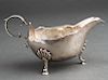 Irish Sterling Silver Footed Sauce Boat