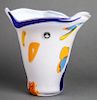 Modern IHG Waterford Ireland Art Glass Vase
