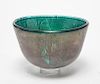 Adam Aaronson Modern Art Glass Bowl