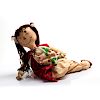 FOLK ART DOLL, SIGNED AND DATED, JESSIE ROSS ARTIST