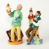 PAIR OF ROYAL DOULTON FIGURINES, PUPPETEERS