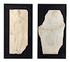 Two Plaster Plaques from the Phoenix Hotel <br>MI