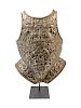 A Cast Iron Model of a Breastplate<br>with a