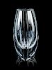 A Baccarat Glass Vase<br>Height 7 7/8 inches.