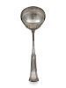 A Silver-Plate Ladle<br>Length 11 inches.
