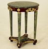 FRENCH LOUIS XVI STYLE MARBLE TOP GUERIDON