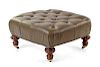 A William IV Style Upholstered Ottoman<br>20TH CE