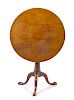 A George III Style Mahogany Tilt-Top Table<br>19T