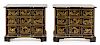A Pair of Drexel Chinoiserie Decorated Chests of 