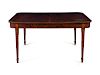 A George III Style Mahogany Extension Table<br>PO