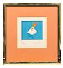 Peter Max<br>lithograph<br>Framed 11 7/8 x 10 7/8