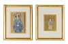 Four Japanese Paintings<br>each framed.<br>Larges
