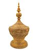 A Large Southeast Asian Giltwood Finial<br>Height