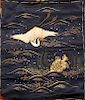Crane and Minogame Fukusa, Middle Edo Period