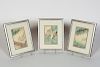 Three, Hiroshige "Souvenirs Of Edo" Woodblocks