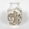 Chinese Porcelain Grisaille Landscape Vase