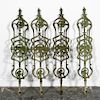 Set 4, French Cast Iron Architectural  Elements