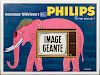 Vintage French Philips Elephant Lithograph Poster
