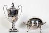 Two English Silverplate Warming Tableware Articles