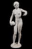 Rosenthal Bisque Nude Female Athlete Figurine