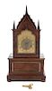 A Gothic Revival Brass Mounted Mantel Clock<br>LA
