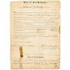 1811 JOHN LANGDON Signer U.S. Constitution, 1st Senator New Hampshire + Governor
