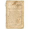 1766-Dated Paul Revere, Jr. Eclipse Woodcut in Nathaniel Ames Boston Almanack
