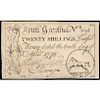 Colonial Currency, SC. April 10, 1778 20 Shillings HORSE Vignette PMG VF-20
